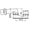 Гидрозатвор ALCAPLAST сниженный A532-DN50